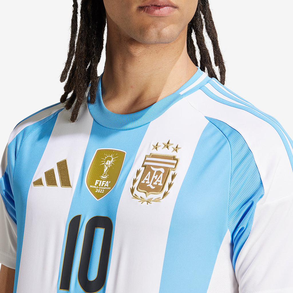 adidas Argentina 2024 Home Shirt with Messi 10