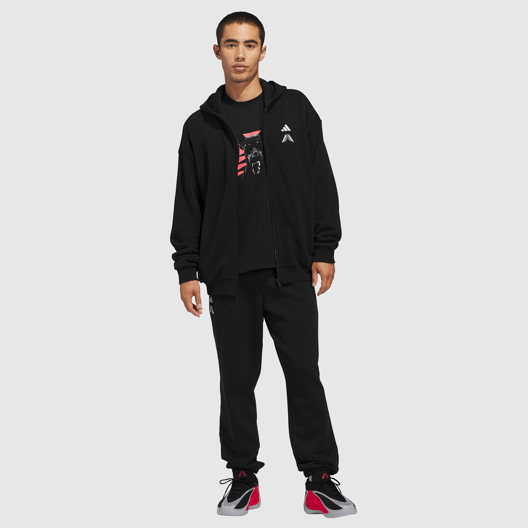 adidas Anthony Edwards Foundation Full Zip Hoodie