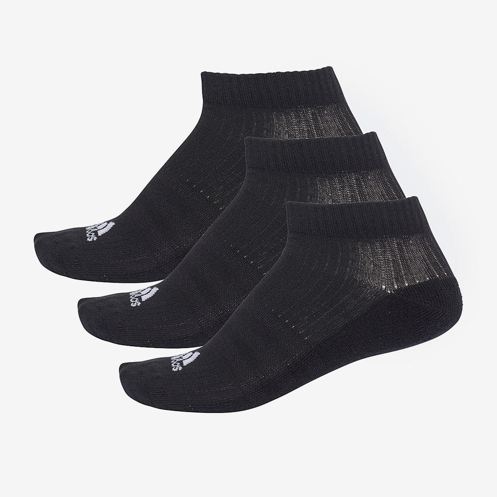 adidas 3 Stripe Performance No Show Socks 3 Pack
