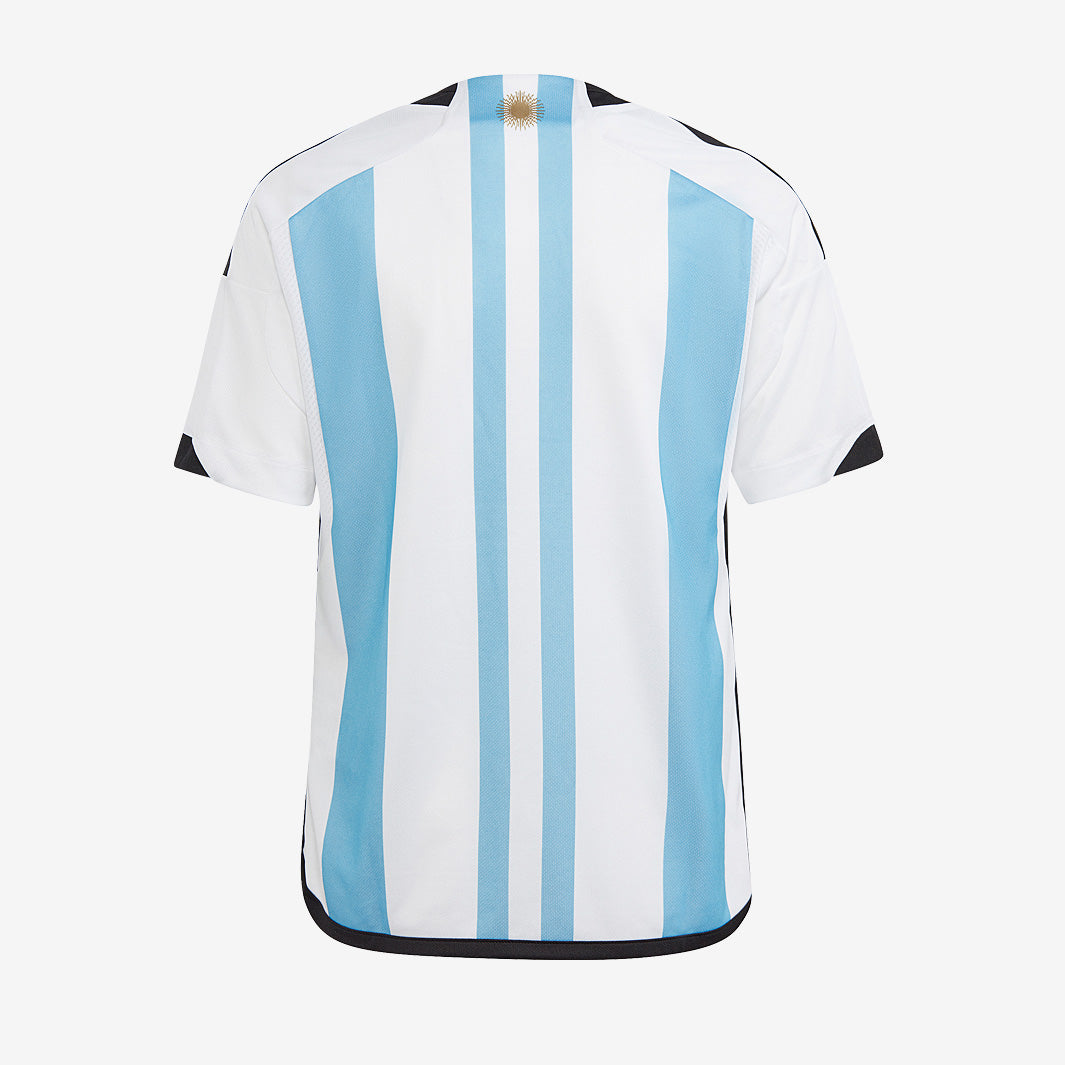 adidas Argentina 2023 Youths 3 Star Home Shirt