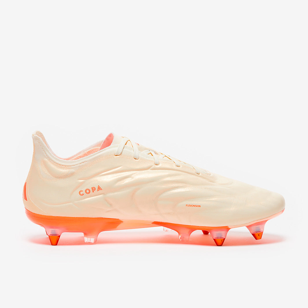 adidas Copa Pure.1 Leather SG – Off White/Team Solar Orange/Off White