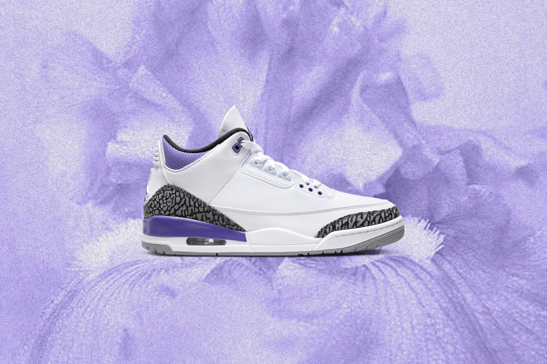 Air Jordan 3 Retro - White/Black/Dark Iris