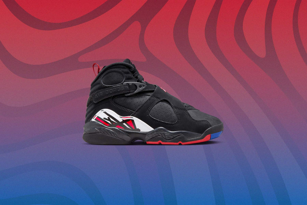 Air Jordan 8 Retro Playoffs (GS) - Black/True Red
