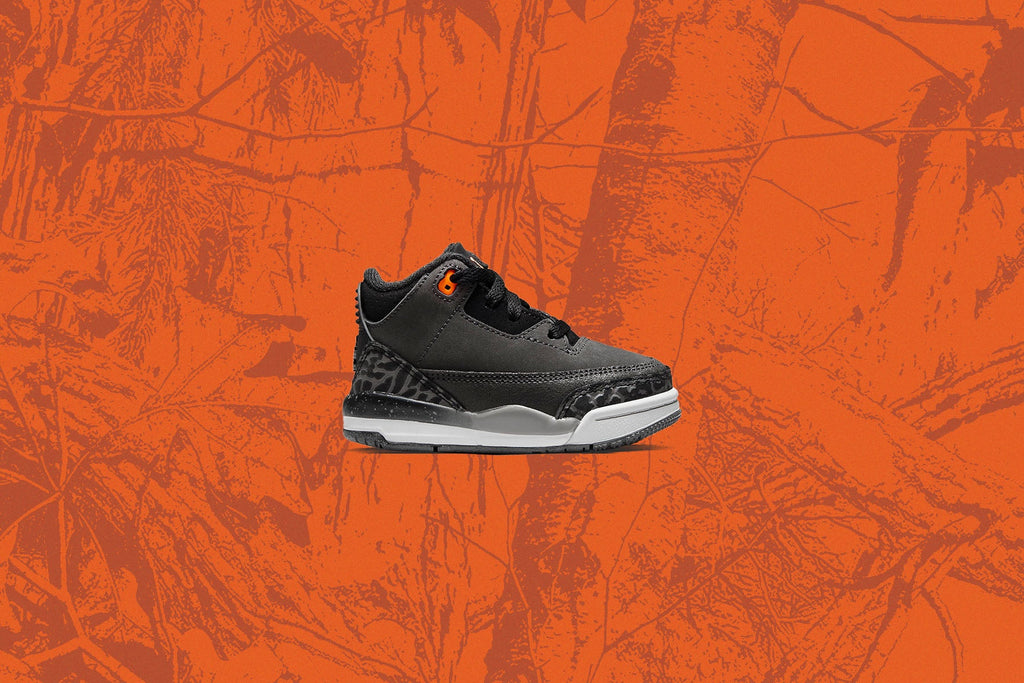 Air Jordan 3 Retro (TD) 'Fear' - Night Stadium/Total Orange/Black