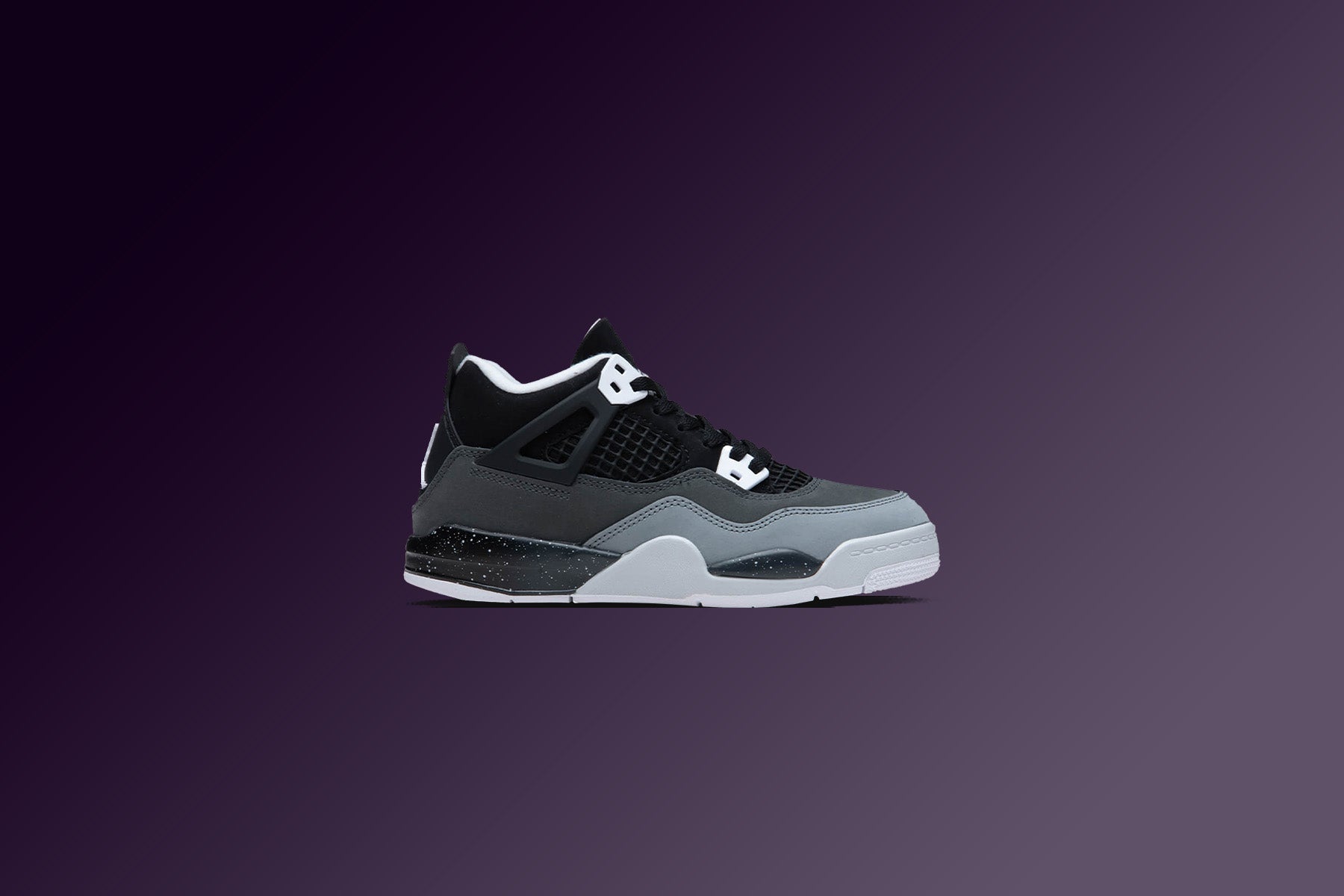 Air Jordan 4 Retro (PS) Fear - Black/White/Anthracite/Black